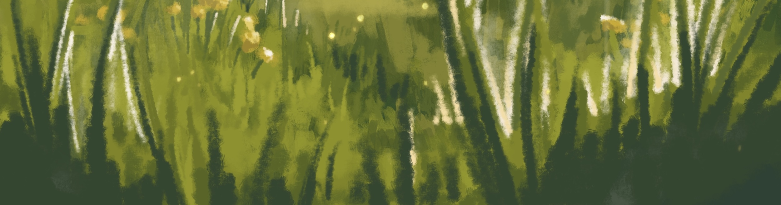 Digitally Painted Grass